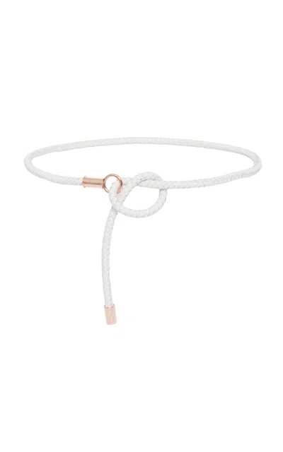 Gabriela Hearst Rope Belt In White