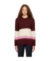 Gabriela Hearst Burgundy Lawrence Sweater In Brown