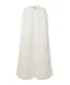 Gabriela Hearst Round Neck Shawl In White
