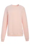 Gabriela Hearst Royston Sweatshirt In Pale Blush Fine Cotton In Pale Blush