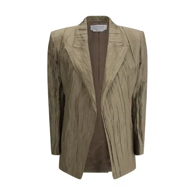 Gabriela Hearst Ruched Silk Mairi Blazer
