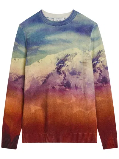 Gabriela Hearst Sael Printed Cashmere-blend Jumper In Multi