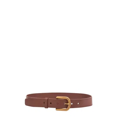 Gabriela Hearst Sam Adjustable Belt In Brown