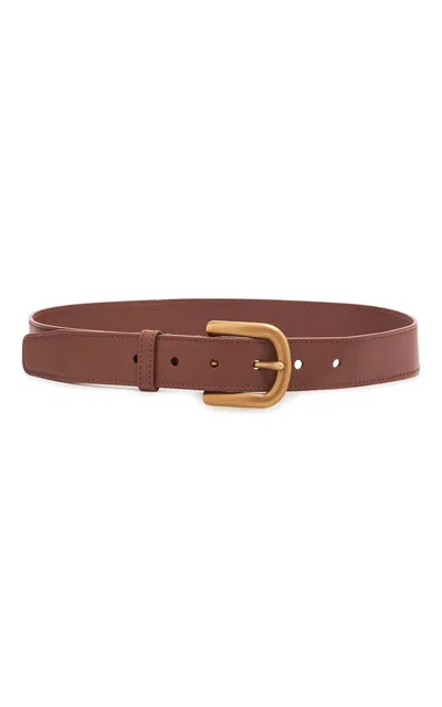 Gabriela Hearst Sam Belt In Cognac Leather In Brown