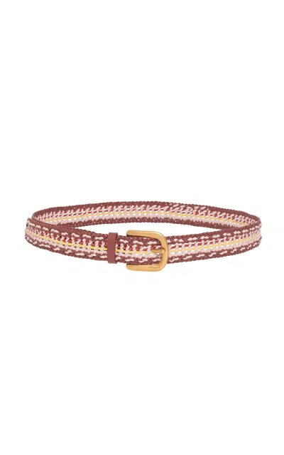 Gabriela Hearst Sam Woven Belt In Multi