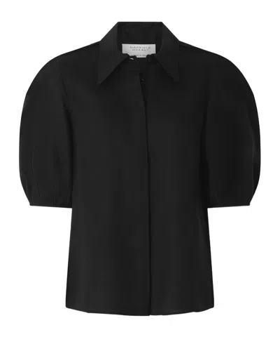 Gabriela Hearst Sansi Linen Shirt In Black
