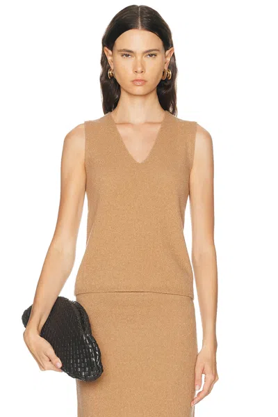 Gabriela Hearst Scion Vest In Brown