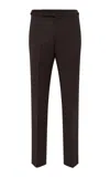 Gabriela Hearst Sebastian Pant In Chocolate Sportswear Wool In Chocolate