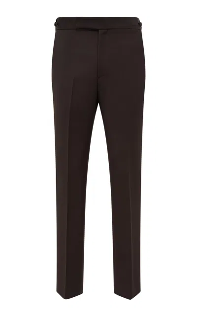 Gabriela Hearst Sebastian Pant In Chocolate Sportswear Wool