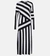 Gabriela Hearst Seema Wool Midi Dress In Black