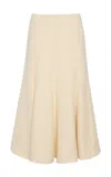 Gabriela Hearst Selma Maxi Skirt In Ivory Silk Tweed In Neutral