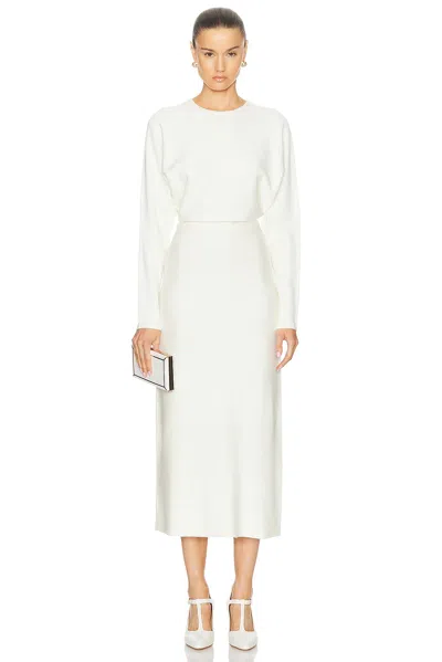 Gabriela Hearst Semaine Dress In Ivory