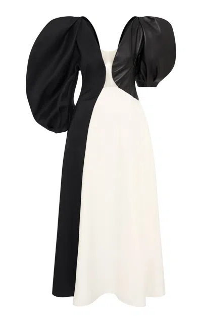 Gabriela Hearst Sephir Mixed Silk-wool Maxi Dress In Multi