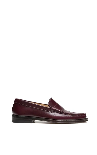 GABRIELA HEARST SEREN LOAFER IN BORDEAUX LEATHER