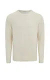 Gabriela Hearst Shorehan Knit Sweater In Ivory Silk Cashmere In Ivory