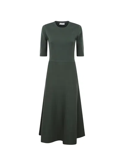 Gabriela Hearst Short-sleeve Dress In Green