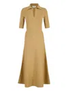 Gabriela Hearst Short-sleeves Maxi Dress In Neutral