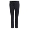 Gabriela Hearst Side Buckles Silk Lined Tape Pants In Black