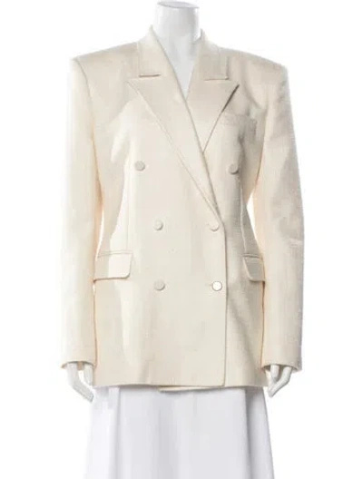 Pre-owned Gabriela Hearst Silk Blazer In Neutral