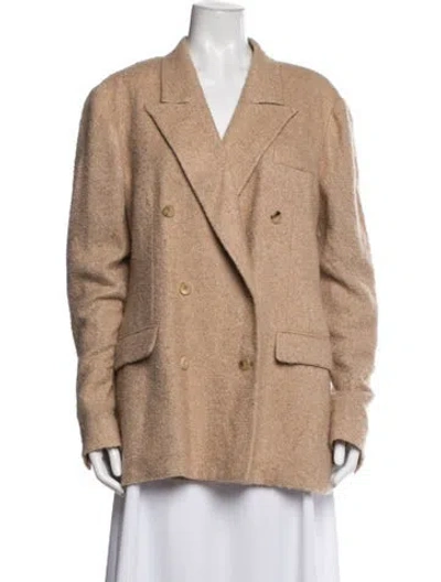Pre-owned Gabriela Hearst Silk Blazer In Neutral