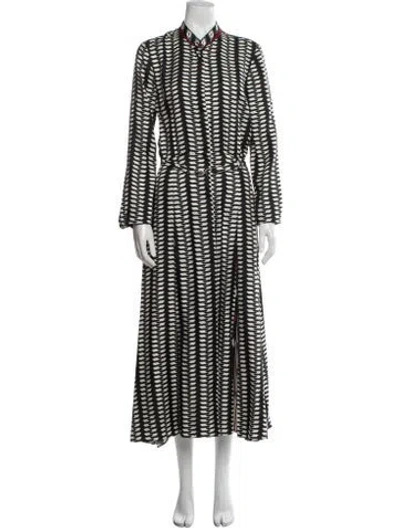 Pre-owned Gabriela Hearst Silk Long Dress In Multi