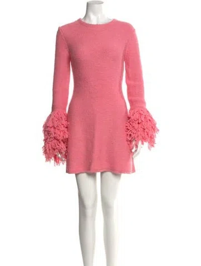 Pre-owned Gabriela Hearst Silk Mini Dress In Pink