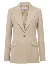 Gabriela Hearst Single-breasted Peaked-lapels Blazer In Brown