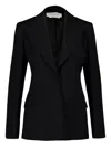 Gabriela Hearst Single-button Wool Blazer In Black