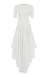 Gabriela Hearst Sirona Wool-cashmere Maxi Dress In Ivory