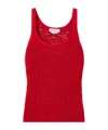Gabriela Hearst Sleeveless Vest In Red