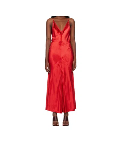 Gabriela Hearst Sling Dress In Red