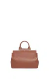 Gabriela Hearst Small Amethyst Bag In Cognac Nappa Leather