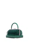 Gabriela Hearst Small Diana Bag In Emerald Snakeskin In Emerald