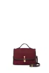 Gabriela Hearst Small Leonora Bag In Bordeaux Suede In Bordeaux