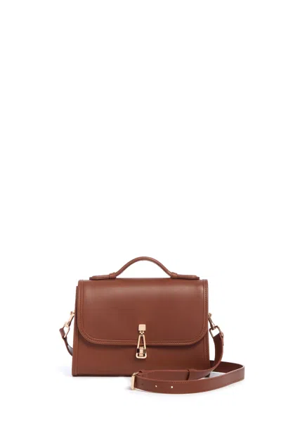 Gabriela Hearst Small Leonora Bag In Cognac Leather