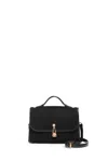 Gabriela Hearst Small Leonora Bag In Black Suede In Black