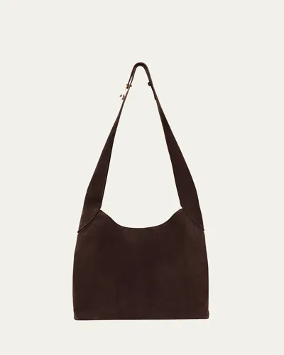 Gabriela Hearst Small Suede Hobo Bag