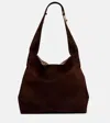 Gabriela Hearst Small Suede Tote Bag In Brown