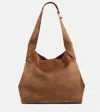 Gabriela Hearst Small Suede Tote Bag In Brown