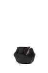 Gabriela Hearst Soft Demi Clutch In Black Snakeskin
