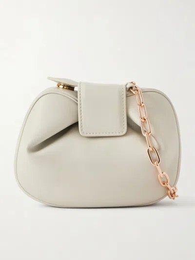 Gabriela Hearst Soft Demi Leather Clutch In Neutral