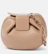Gabriela Hearst Demi Lamb Leather Clutch Bag In Neutrals