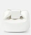 Gabriela Hearst Soft Demi Satin Clutch In White