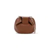 Gabriela Hearst Soft Demi Clutch With Chain In Cognac Nappa Leather In Brown