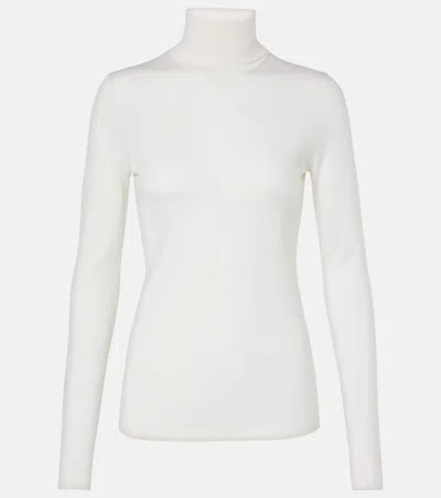 Gabriela Hearst Steinem Cashmere And Silk Sweater In Weiss