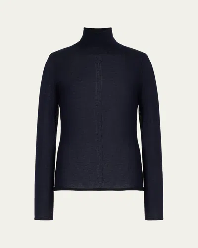 Gabriela Hearst Steinem Cashmere Turtleneck In Dark Navy