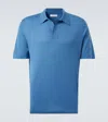 Gabriela Hearst Stendhal Cashmere Polo Shirt In Blue