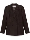 Gabriela Hearst Stephanie Blazer In Brown