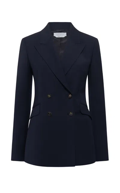 Gabriela Hearst Stephanie Blazer In Dark Navy Sportswear Wool In Blue