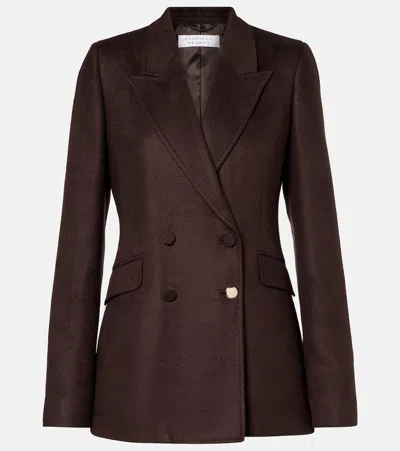 Gabriela Hearst Stephanie Silk Blazer In Brown